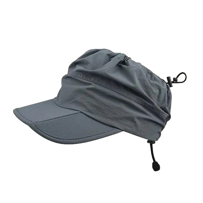 Grey Summer Outdoor Quick Dry Sun Hat