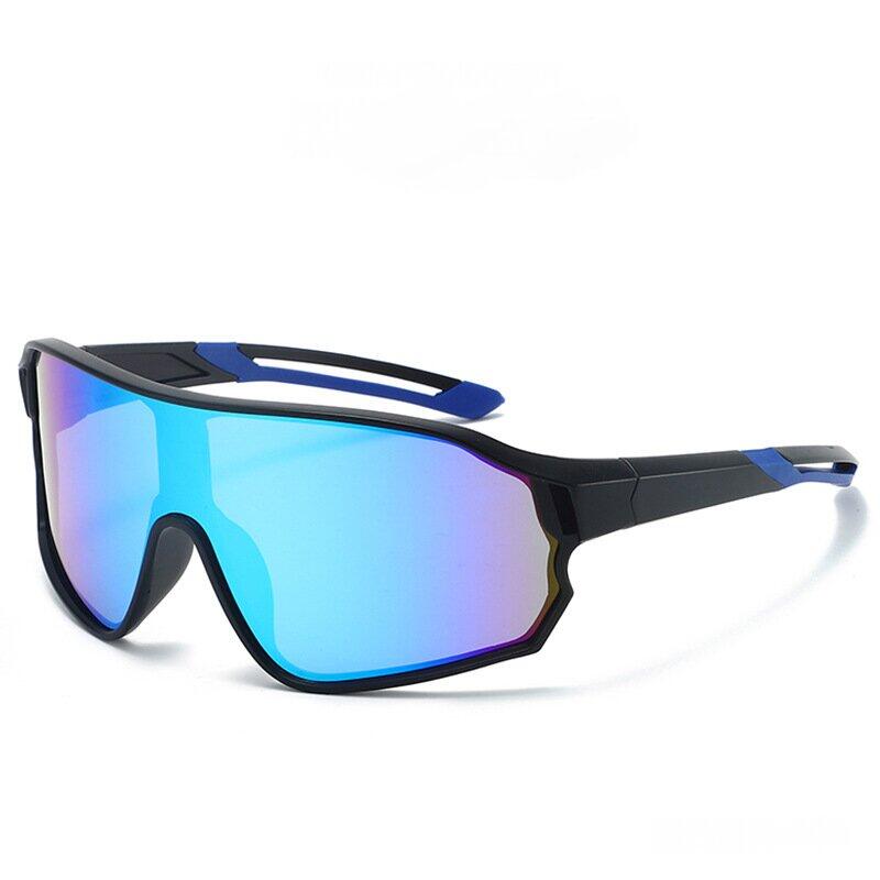 Fashionable Sports Sunglasses with Colorful Mirror Lenses