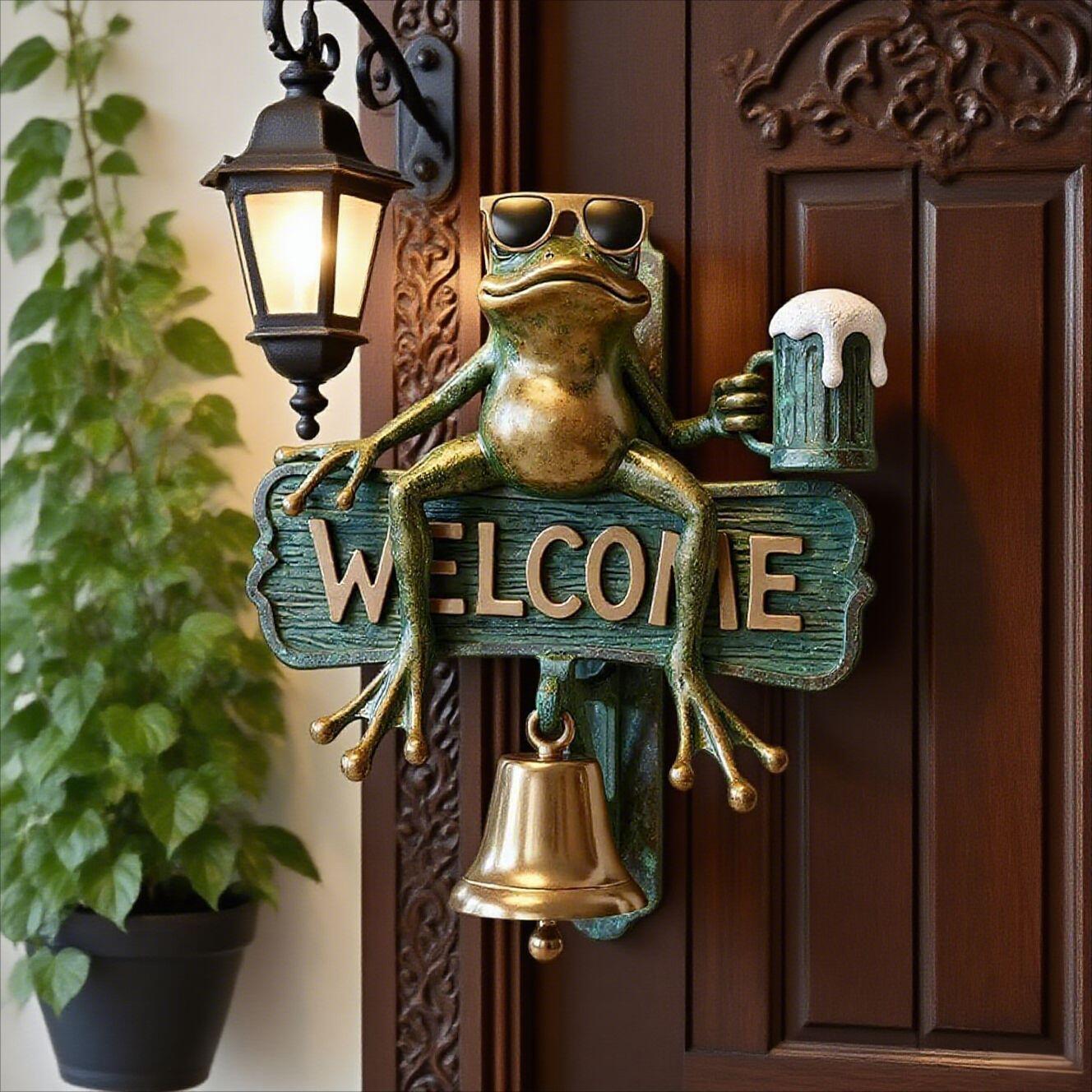 Chill Frog Welcome Doorbell Sunglasses