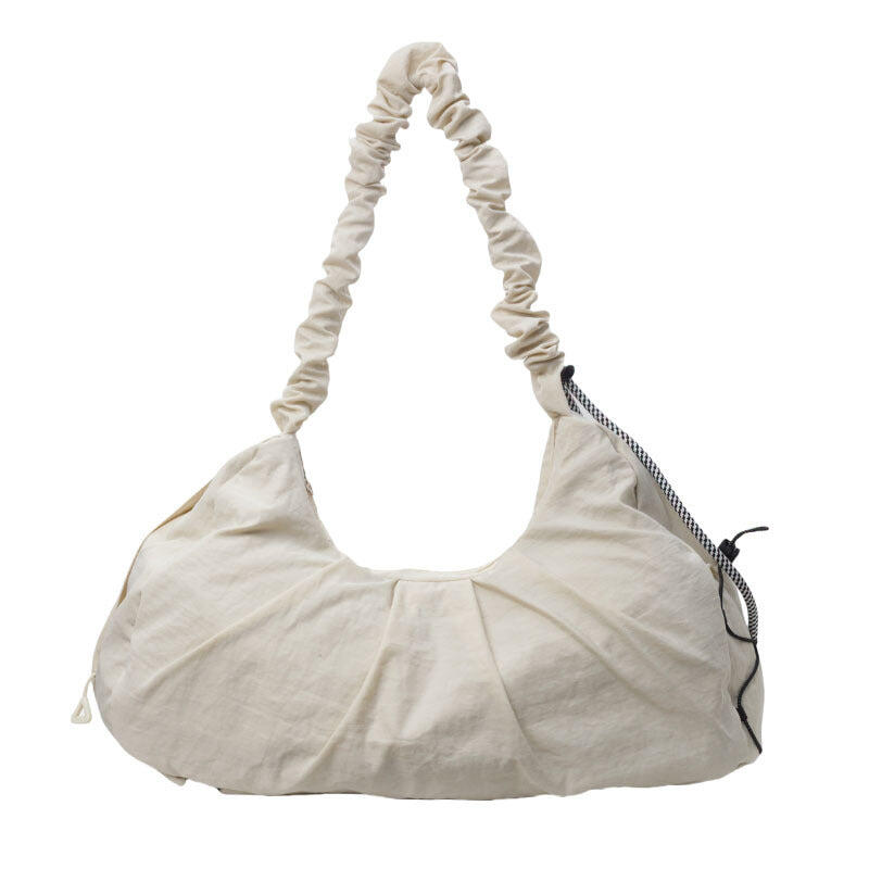 Beige Large Stylish Yoga Mat Storage Shoulder Bag