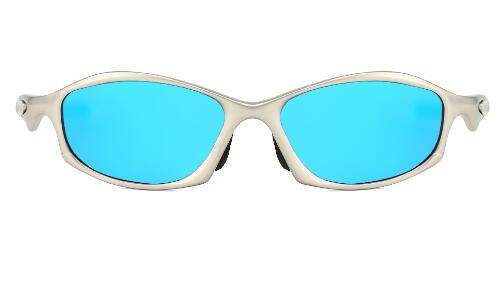 Light Blue Lens Stylish Sports Sunglasses with UV Protection