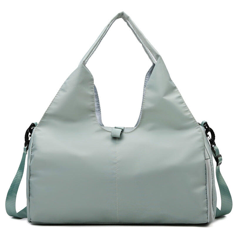 Apple green Women Large Capacity Yoga Gym Bag with Shoe Compartment