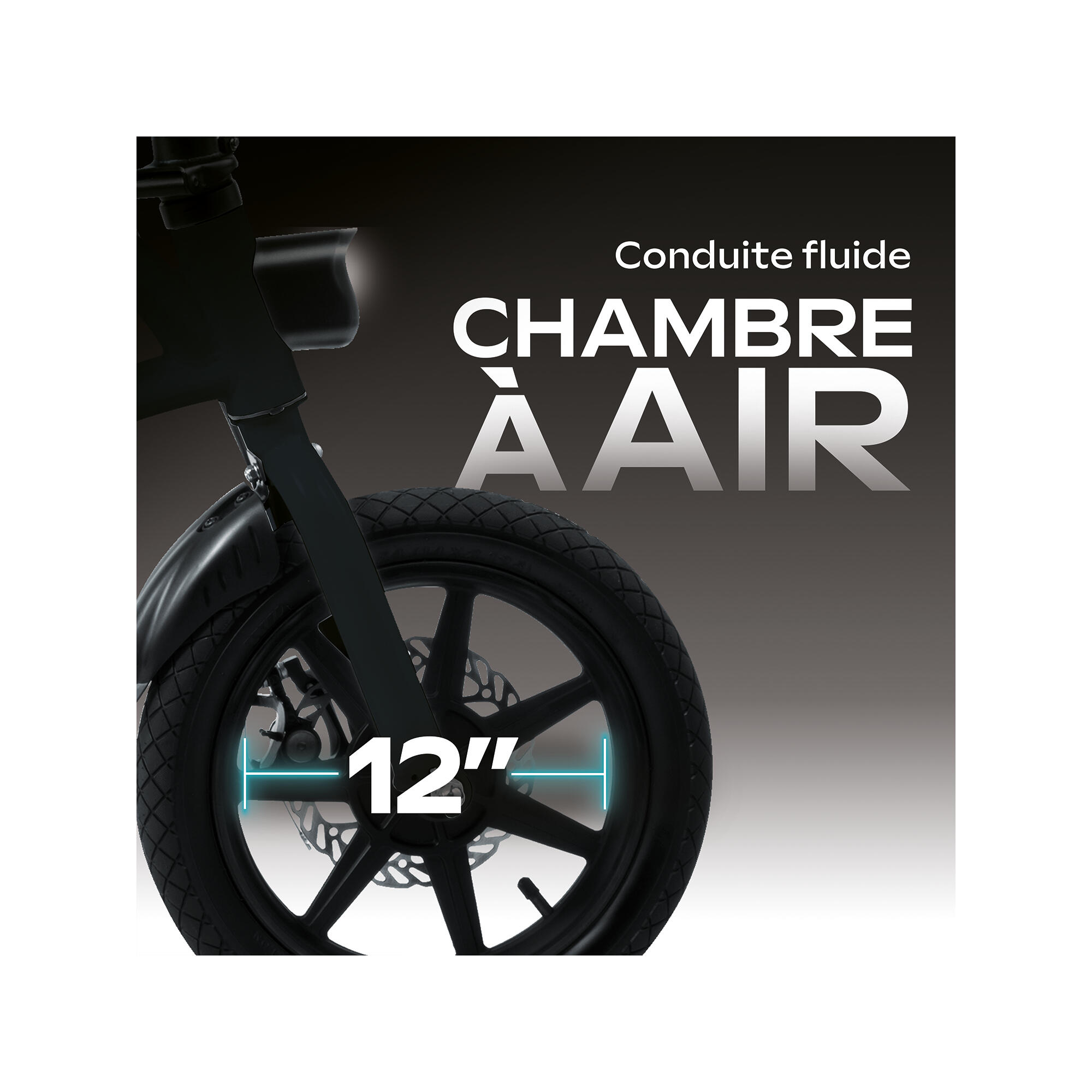 UrbanGlide e-bike 120 PLUS REFORMADA - Rodas de 12'' - 250W - 6Ah - Suporte 6/7