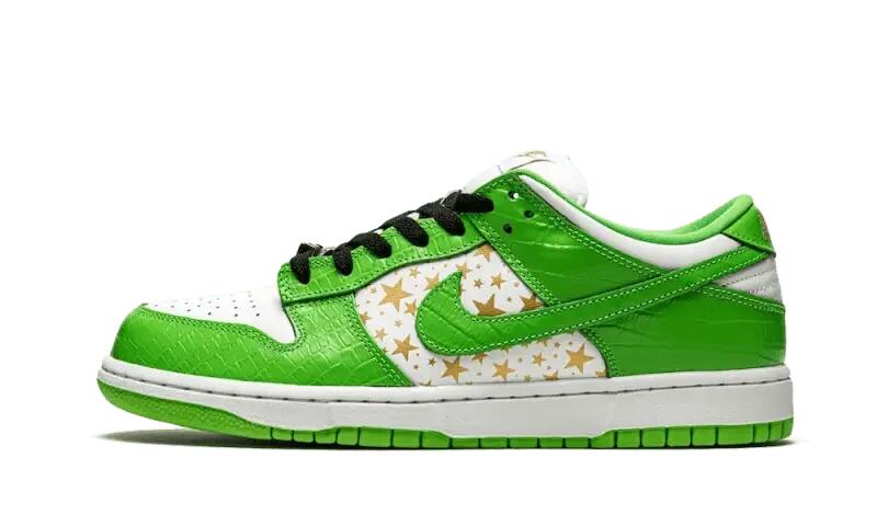 Nike SB Dunk Low Supreme Stars Mean Green (2021) 1/4
