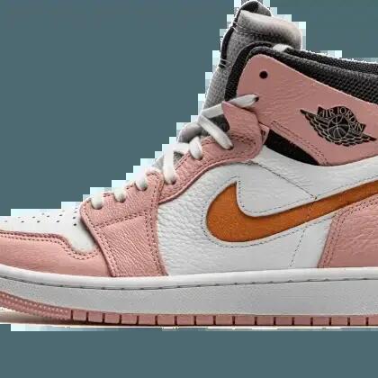 Unisex - Basketball - High-top shoes - Air Jordan 1 - Pink Glaze