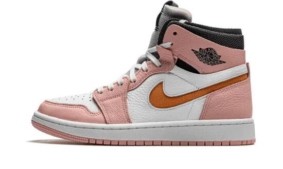 Chaussures - basketball - femme - zoom air hi-top - pink/white