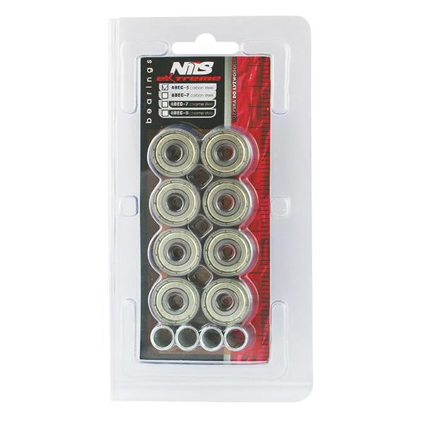 Roulements carbone Abec-5 Nils Extreme 3/5