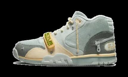 schoenen - lifestyle - unisex - travis scott editie - grey haze/olive aura