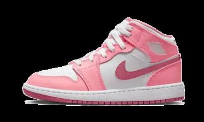 Schoenen - air jordan 1 mid - mid-top - coral chalk/desert berry/white