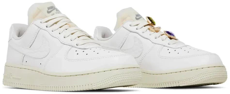 Nike Wmns Air Force 1 Low PRM Summit White / Summit White / Sea Glass 5/5