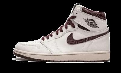 Schoenen - lifestyle - air jordan 1 retro high og - sail/burgundy