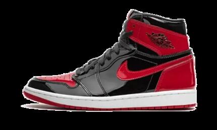 Calzado - Charol - Air Jordan 1 Bred - Negro/Blanco/Rojo