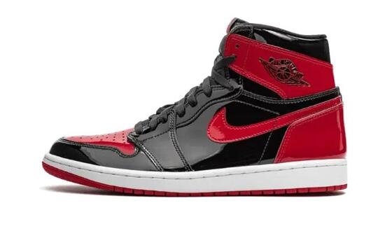 Calzado - Charol - Air Jordan 1 Bred - Negro/Blanco/Rojo