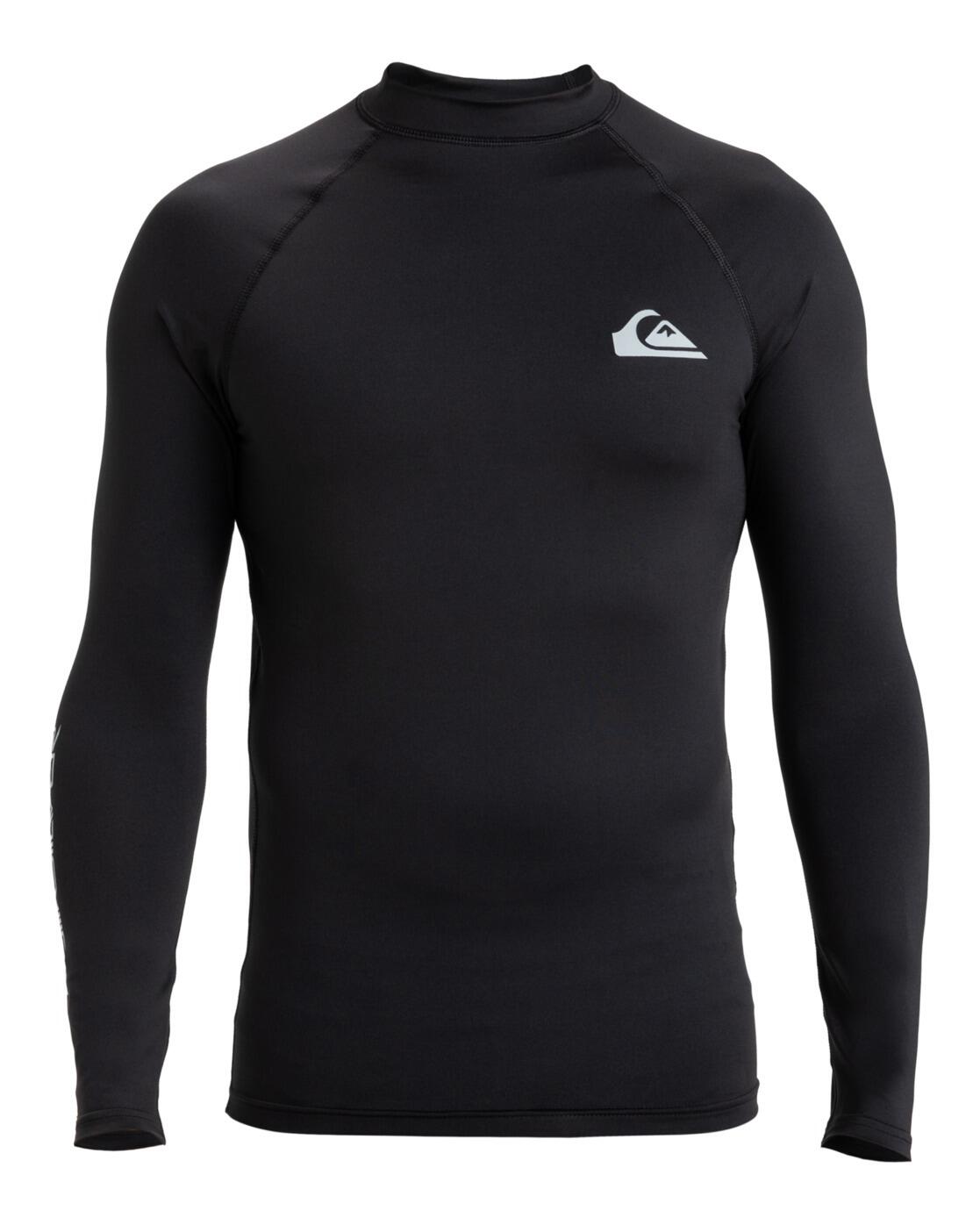T-shirt de surf à manches longues UPF50 EVERYDAY Noir Homme 1/4
