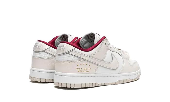 Dunk Low Just Do It White Phantom 3/4