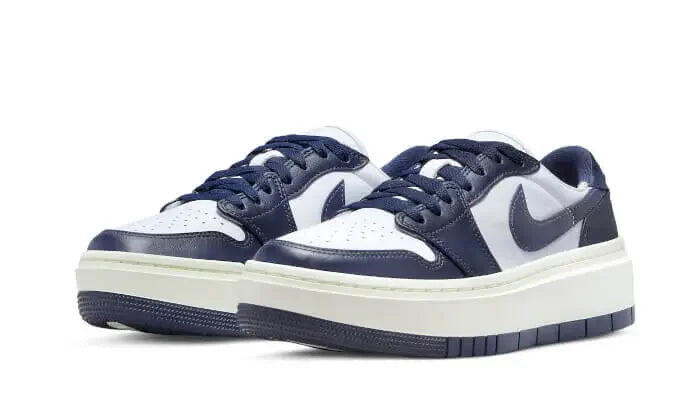Air Jordan 1 Low Elevate White Midnight Navy Sail 2/4