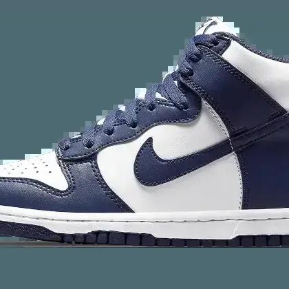 Men - Basketball - Shoes - High-top - Dunk High - Midnight/White