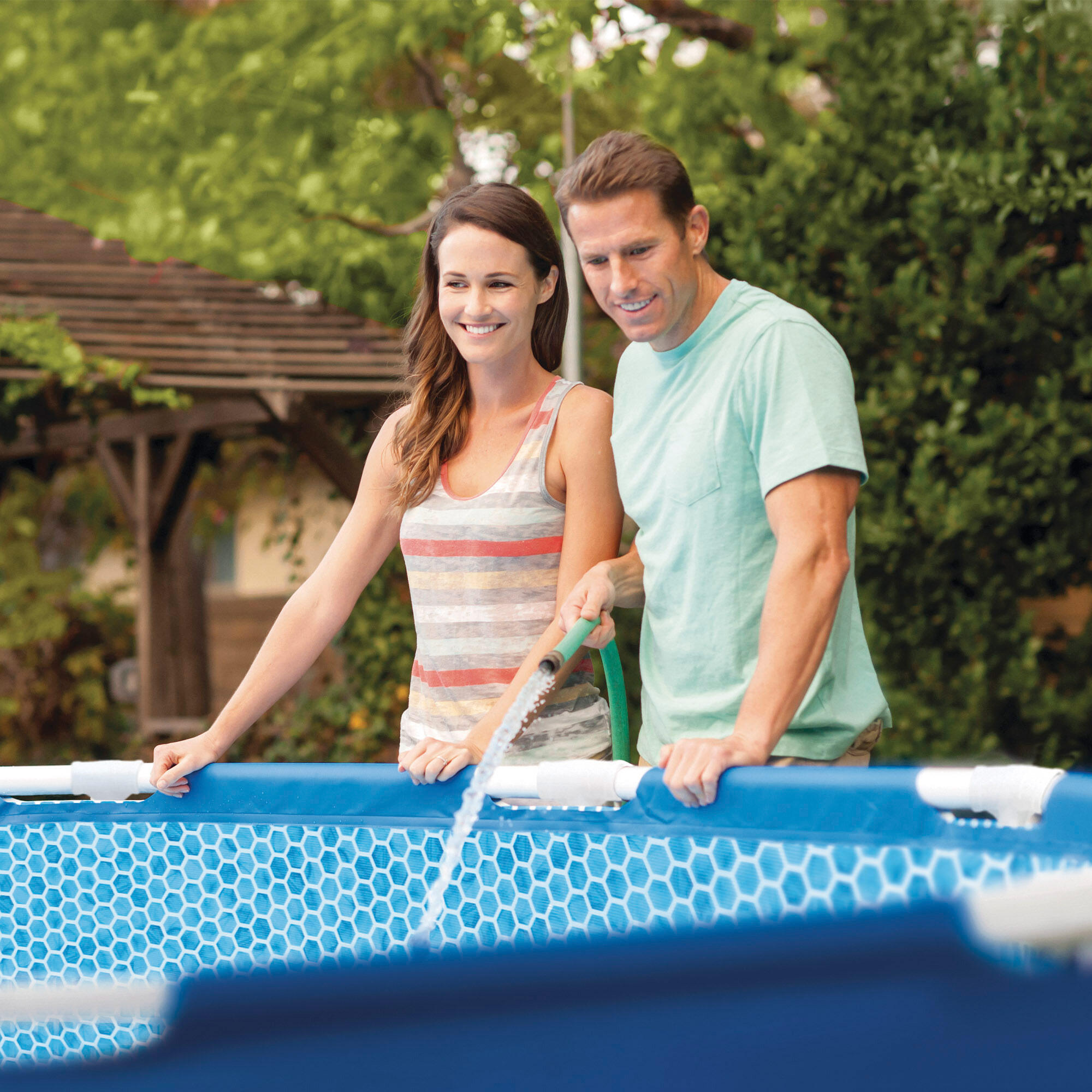 INTEX 28202ND - PISCINA FRAME CM 305X76, POMPA FIL, I,1 5/7