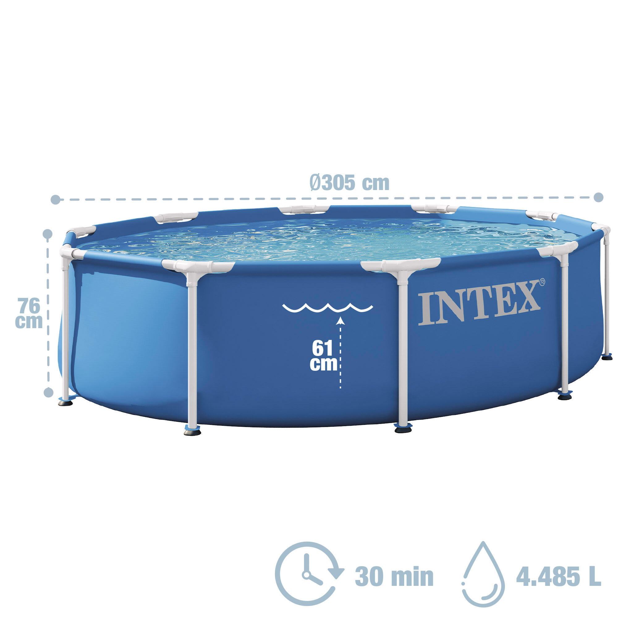 INTEX 28200ND - PISCINA FRAME CM 305X76 4/7