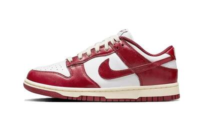 Nike Dunk Low PRM Vintage Team Red (Donna)