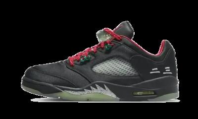 Schoenen - basketbal - air jordan 5 low clot - zwart/classic jade