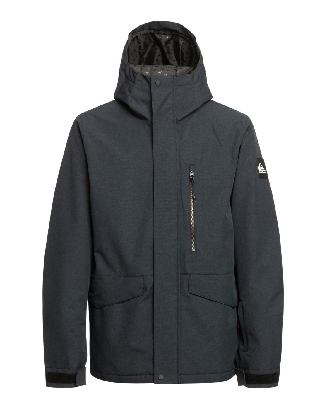 QUIKSILVER bunda Mission Solid TRUE BLACK