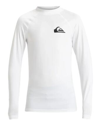 T-shirt de surf à manches longues UPF50 EVERYDAY Noir Garçon
