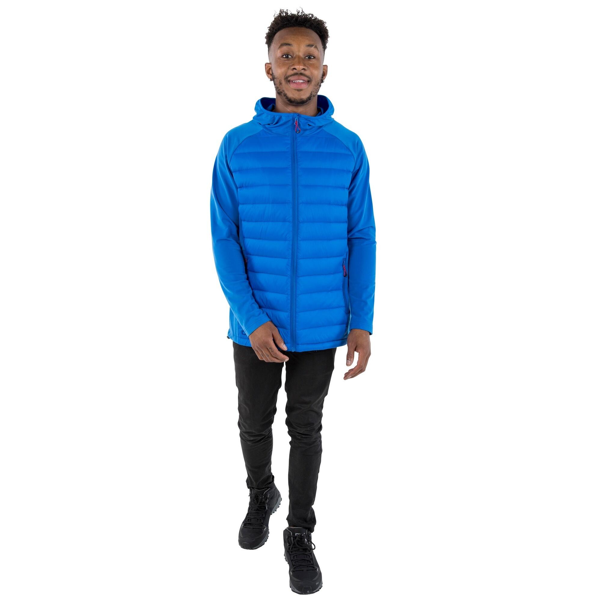 CADE Men's padded hybrid jacket (Blue)