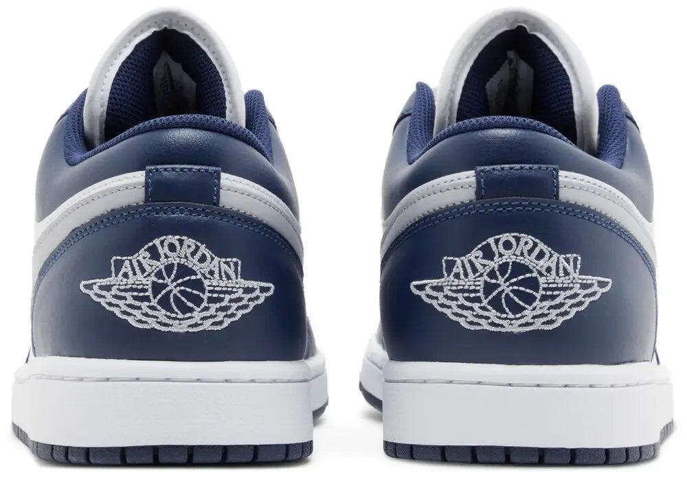 Jordan 1 Low Wolf Grey Midnight Navy 4/6