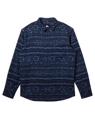 Flanellen overhemd classic schwarz jongens 8-16