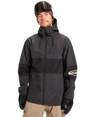 Technisch snowjack high in the hood schwarz heren