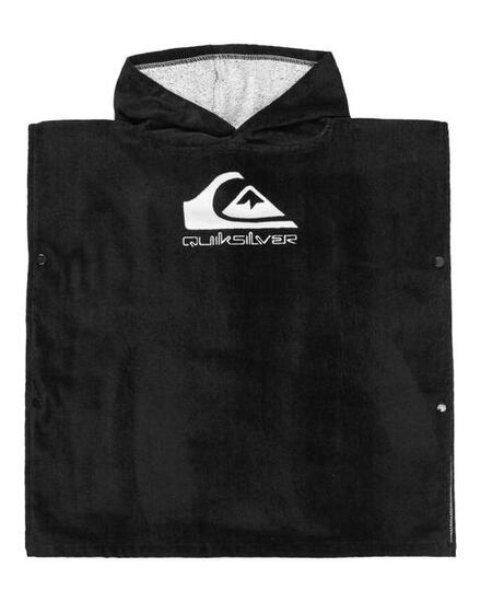 Poncho de surf à capuche HOODY TOWEL Noir Jeune Garçon
