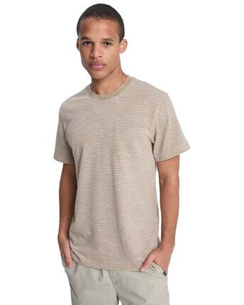 T-Shirt à manches courtes LOPAZ STRIPED POCKET Noir Homme