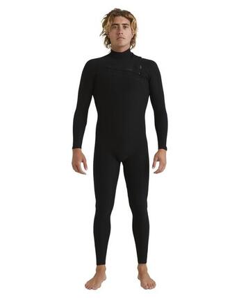 Combinaison de surf zip poitrine 3/2MM HIGHLINE 2024 Noir Homme