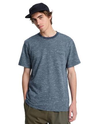 T-Shirt à manches courtes LOPAZ STRIPED POCKET Noir Homme