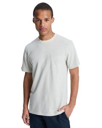 T-Shirt à manches courtes LOPAZ STRIPED POCKET Noir Homme