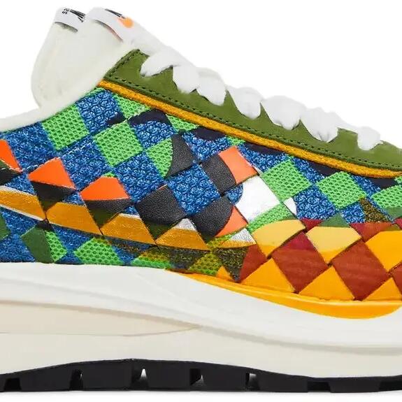 Unisex, Running Shoes, Woven, Light, Vaporwaffle, Green/Orange