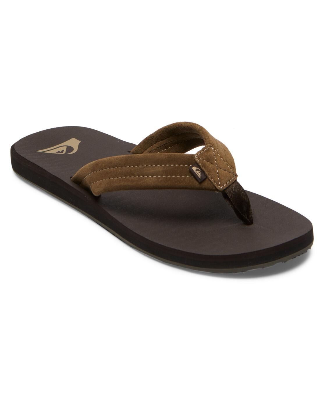 Sandalias Quiksilver Carver Suede Co para homem 1/5