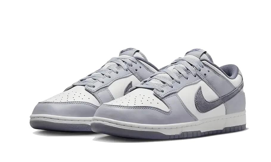 Schoenen - Basketbal - Unisex - Dunk Low SE - Retro, leer - Wit/light carbon 2/3