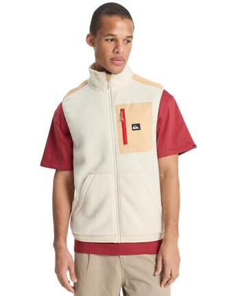 Gilet en polaire avec fermeture éclair CLEAN COAST GILET Blanc Homme