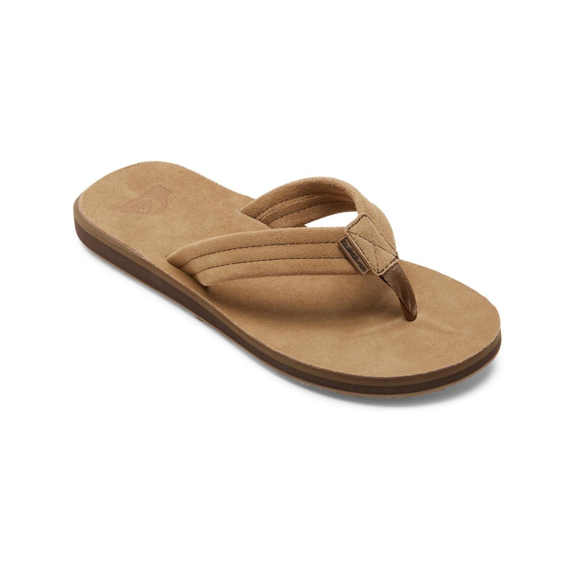 Klapki plażowe dla Mężczyzn CARVER SUEDE PLUS Beżowy