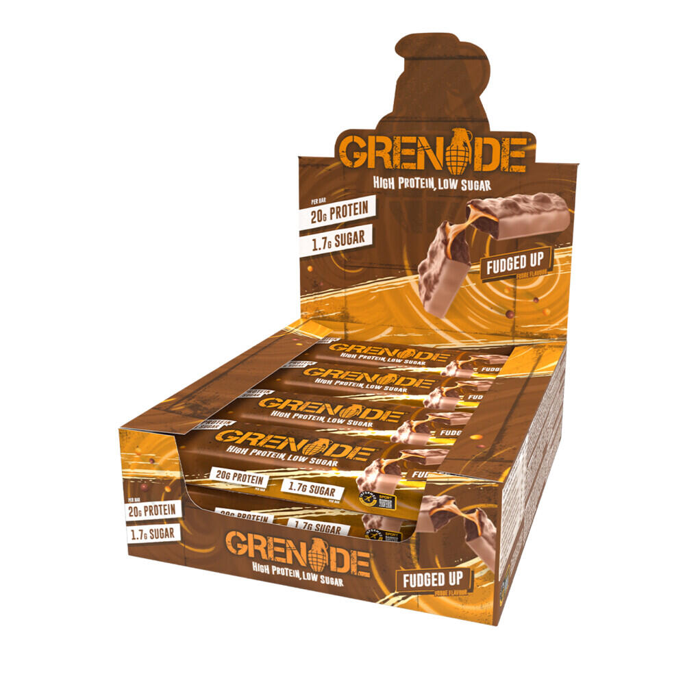 Grenade Protein Bar (12x60g) Fudged Up! - Batony - Batony białkowe