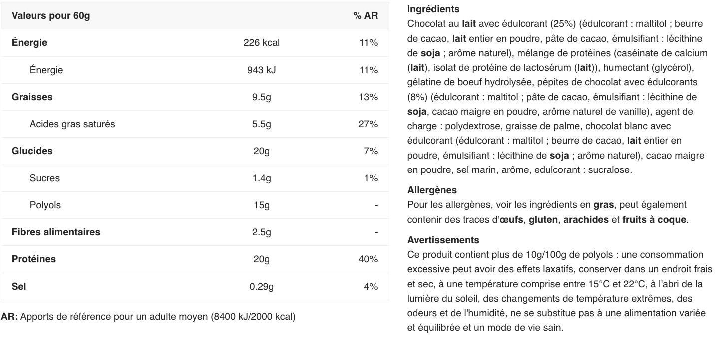 Barres protéinées - Grenade Protein Bar - Caramel Salé 2/4