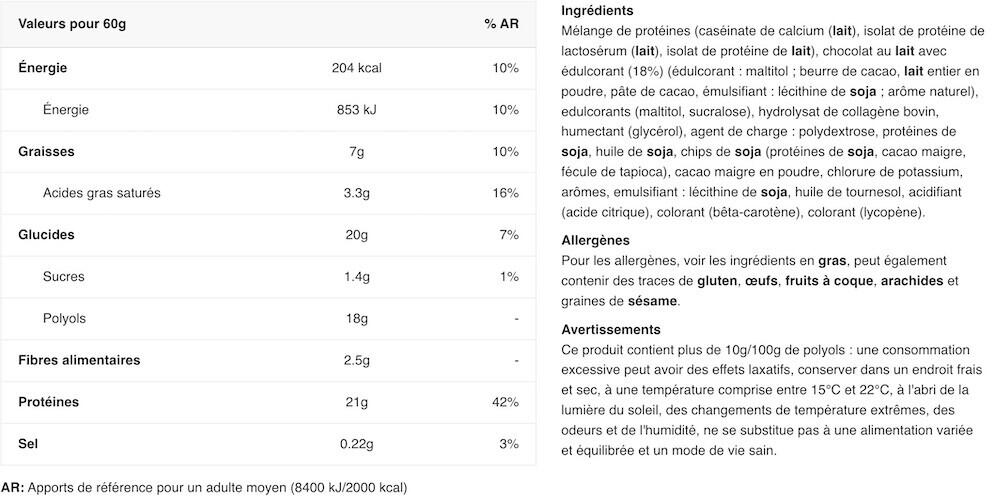 Barres protéinées - Grenade Protein Bar - Chocolat à l'Orange 2/5