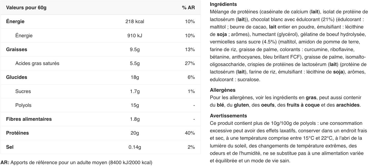 Barres protéinées - Grenade Protein Bar - Gâteau d'Anniversaire 2/3