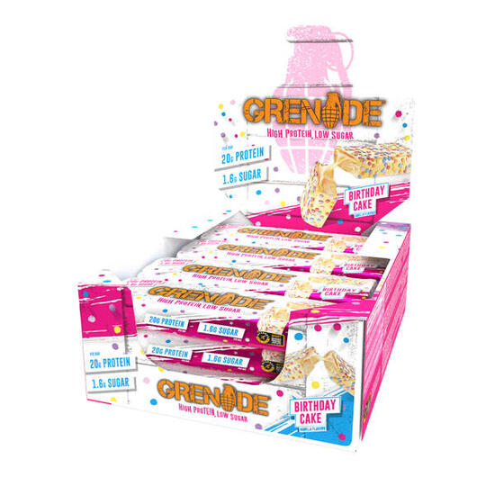 Barrette Proteiche - Barretta Carb Killa (12x60g) - Torta Di Compleanno