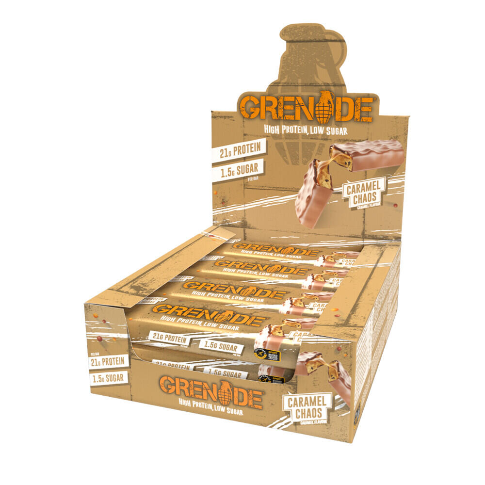 Grenade Protein Bar (12x60g) Caramel Chaos - Batony - Batony białkowe