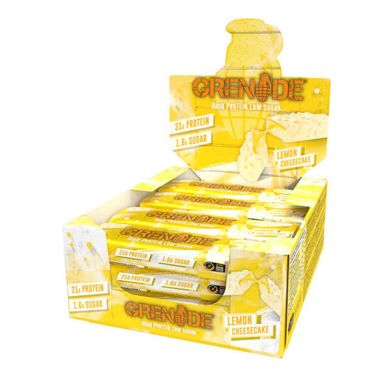 Grenade Protein Bar (12x60g) Lemon Cheesecake - Barre - Barrette proteiche