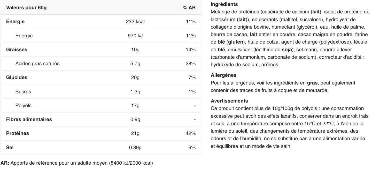 Barres protéinées - Grenade Protein Bar - Oréo Chocolat Blanc 2/4