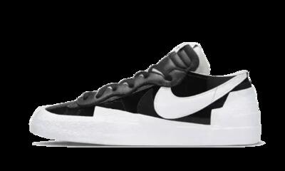 Scarpe - tempo libero - blazer low x sacai - nero/bianco